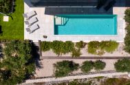 Häuser - Vrbnik - MODERNE VILLA MIT POOL UND PANORAMA-MEERBLICK, 300 M VOM STRAND!